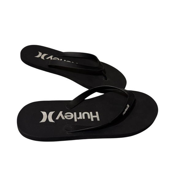 Hurley Black Sandals with Logo - Picture 6 of 8
